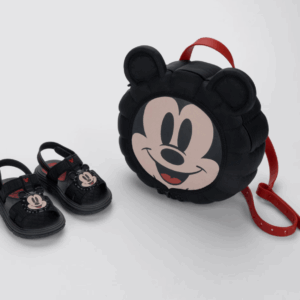 Sandalias Mickey Mouse con Mochila Negra Infantil | Set Exclusivo Disney
