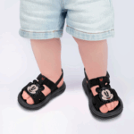 set Mickey Mouse infantil mochila y sandalias Disney niño sandalias negras Mickey Mouse set infantil Disney Mickey regalo Disney Mickey niño