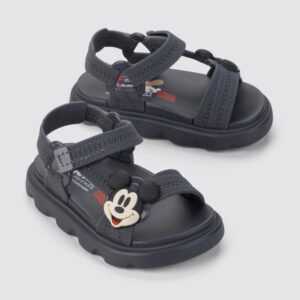 Sandalias Disney Mickey Mouse Negras – Niños