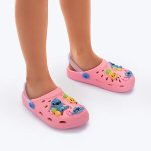 Sandalia (tipo Croc*s)Rosa Stitch Disney Smile