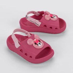 Sandalias rosas para bebé de Minnie Disney