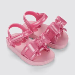 Sandália de Bebe Rosa Barbie Rosy